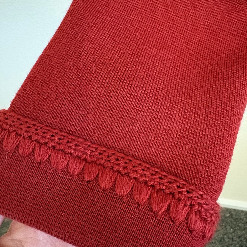 Sezane Betty Cardigan Terracotta Crochet - Size M - Picture 7 of 7